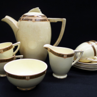 Group-lot-of-Art-Deco-inc-Wedgwood-Coffee-set-Memphis-pattern-Coffee-Pot-Duos-Milk-Sugar-Art-Deco-lady-figure-Sold-for-62-2021