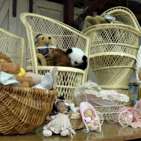Large-group-lot-inc-dolls-furniture-bassinets-Childrendolls-chairs-dolls-stuffed-toys-etc-Sold-for-25-2021