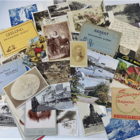 50-vintage-Postcards-cabinet-photos-etc-country-Victoria-Melbourne-Luna-Park-Post-card-Studio-Dandenongs-Lorne-Geelong-photographic-booklets-Sold-for-75-2021