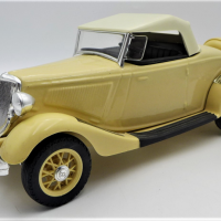Novelty-Jim-Beam-car-Decanter-1934-Ford-Roadster-cream-tones-approx-37cm-L-vg-con-Sold-for-62-2021