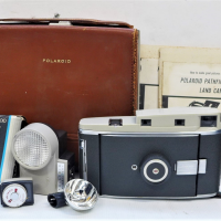 c1965-Polaroid-Pathfinder-120-Land-Camera-folding-type-with-collapsible-bellows-Seikosha-SLV-shutter-127mm-f47-Yashinon-lens-leather-hand-strap-Sold-for-186-2021