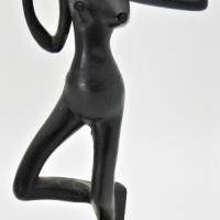 Mid-Century-Modern-Bronze-Figure-of-a-Stylised-African-Dancing-Girl-on-original-Gilt-Metal-base-marked-Made-in-Japan-16cm-H-Sold-for-62-2021