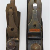 1-2-x-vintage-Stanley-Bailey-woodwork-planes-larger-marked-Made-in-Australia-Sold-for-43-2021