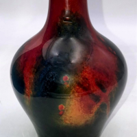 1920s-Doulton-Noke-Sung-flambe-Vase-sgd-Noke-Charles-Noke-FM-Fred-Moore-to-base-approx-15-cms-H-exc-cond-Sold-for-397-2021