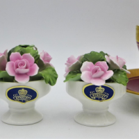 Group-lot-of-English-China-inc-c1921Royal-Worcester-Demitasse-Blue-with-gilt-white-enamel-Aynsley-Rose-Flower-pots-Burgundy-Duo-with-gilt-detail-Sold-for-62-2021