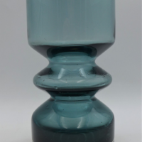 MCM-Scandinavian-tinted-blue-glass-Vase-double-waisted-cylinder-shape-20cms-H-Sold-for-87-2021