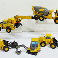 6-x-Joal-Scale-Model-Construction-Vehicle-Diecast-1-50-1-32-Scale-inc-Volvo-A35-Cement-Mixer-Volvo-L70-Forester-Grappler-Front-end-Loaders-Digger-Sold-for-112-2021