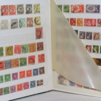 Stamp Album with qty of Decimal & Predecimal Stamps - Sold for $85 - 2012