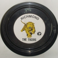 Vintage VFL Richmond Courage Draught black plastic Drinks Tray - Richmond The Tigers with Courage Draught emblem - Sold for $37 - 2012