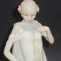 Modern ROYAL DOULTON ART DECO Reflections Figurine - DEBUT - HN 3046 - Modelled by P Parsons, c1985 - all details to base - 32cm H - Sold for $122 - 2012
