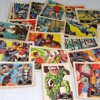 Full set (55) Trading cards -  BATMAN Series 1 - 1966 - orange back plus extra no 55 - Sold for $55 - 2012