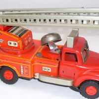 Japanese Made Fire Engine Tin Toy - battery operated - Sold for $30 - 2012