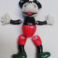 1930's Celluloid MICKEY MOUSE - 16cm H (needs to be restrung) - Sold for $85 - 2012