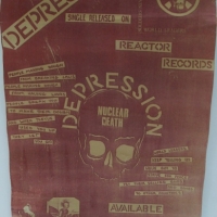 MELBOURNE PUNK BAND Poster - DEPRESSION Nuclear Death - Single released on reactor Records - some wear, otherwise good cond - Sold for $73 - 2012