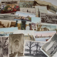 Box lot vintage Postcards- mixed Bathing Durban, c1905, Temple Elephants, The sands, Weymouth, Rickshaws, Colombo, gem cutter, Ceylon, Egypt, Europe,  - Sold for $79 - 2012