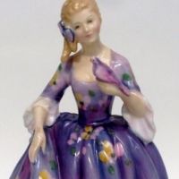 Royal doulton  figurine NICOLA -  HN 5094, 17 cm high, signed by Michael Doulton to base - Sold for $73 - 2012