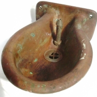 Small Vintage copper Railways hand basin - Sold for $110 - 2013