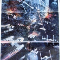1977 STAR WARS poster by 20th Century Records - 84cm H x 55cm W - Sold for $37 - 2013