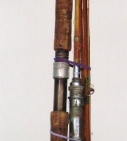 2 x split cane fishing rods - Sold for $37 - 2013