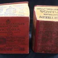 2 x Volumes of Sands and McDougalls Victorian Directory 1926 and 1947 - Sold for $232 - 2015