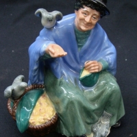 Royal Doulton figurine Tuppence a bag HN2320 - 1968-95 14 cmsH - Sold for $134 - 2015