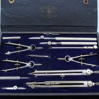 Vintage A G Thornton Technical drawing tools in original case - Sold for $24 - 2015