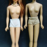 2 x Vintage Barbie dolls - Barbie & Midge - both marked Japan to foot - Sold for $67 - 2015