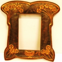 Copper Art Nouveau picture frame - Sold for $33 - 2015