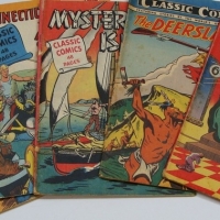 Group lot 1950's Classic Comics incl - The Moonstone, A Connecticut Yankee in King Arthur's Court, etc - Sold for $98 - 2015