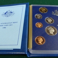 Mint packaged Royal Australian Mint Proof Coin Set 1986 with original paperwork - Sold for $37 - 2015