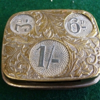 Victorian silver plated embossed sovereign & coin case - Sold for $49 - 2015