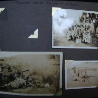 2 x Photo albums & contents incl Circa 1939/40 's Australian Military Trawool camp, Queen Mary from Toronga Park, Botanical gardens in Brisbane & 1920' - Sold for $110 - 2015