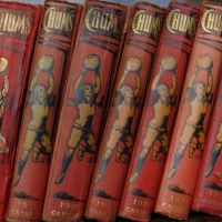 Chums annuals, incl 1914 & consecutive years 1916-1921, incl Foldouts, cloth covers, illustrations etc - Sold for $55 - 2015