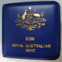 Uncirculated Australian Koala coin 1983 $200 coin 22carat gold 10 grams - Sold for $451 - 2015