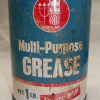 Vintage Neptune 1 lb multi purpose grease tin - Sold for $159 - 2015