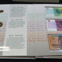 Boxed RAM 1988 Bicentennial coin & note collection inc Sterling silver $10 coin etc - Sold for $73 - 2015
