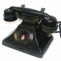 Vintage Black Bakelite AWA PYRAMID Extension Phone - Australian Made w Patent & other details to base - Sold for $73 - 2015
