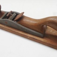 Vintage Australian made bronze smoothing plane by J D Harris patternmaker - Sold for $49 - 2016