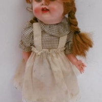 1950's hplastic Roddy walking doll - dressed - 30 cms H - Sold for $24 - 2016