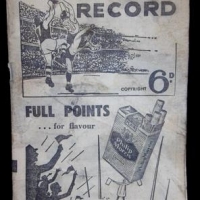 1958 Grand Final Football Record - Melbourne vs Collingwood - Sold for $110 - 2016