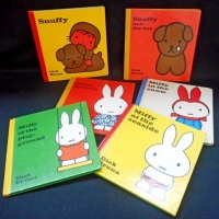 Group lot books - Snuffy & Miffy adventures by Dick Bruna - incl 'Snuffy', 'Miffy at the sea side', 'Miffy's Birthday', etc - Sold for $37 - 2016
