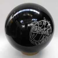Vintage  AMF Coca-Cola bowling ball - with no holes - Sold for $61 - 2016