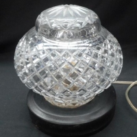 Vintage cut crystal boudoir lamp - Sold for $49 - 2016