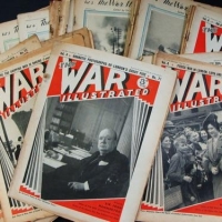 Group of 1940s War illustrated magazines - Sold for $49 - 2016