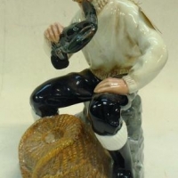 Vintage Royal Doulton Figurine - The Lobster man - HN 2323 - 184 cms H - Sold for $79 - 2016