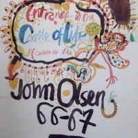 (a) 1967 John Olsen Exhibition poster - South Yarra Gallery with image to front & details verso - approx 55x45cm - Sold for $24 - 2016