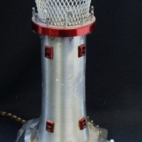 1950s Anodised aluminum Lighthouse lamp - Sold for $37 - 2016