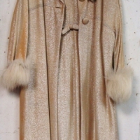 1960's 'En-Ka' women's 2 piece dress and jacket ensemble with fur cuffs - Sold for $25 - 2016