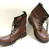 Pair of brown leather Doc Martens 8 up boots - Sold for $35 - 2016