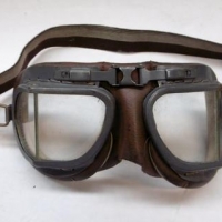 Pair of Motorcycle  flying goggles  Marked Stadium England - Sold for $50 - 2016